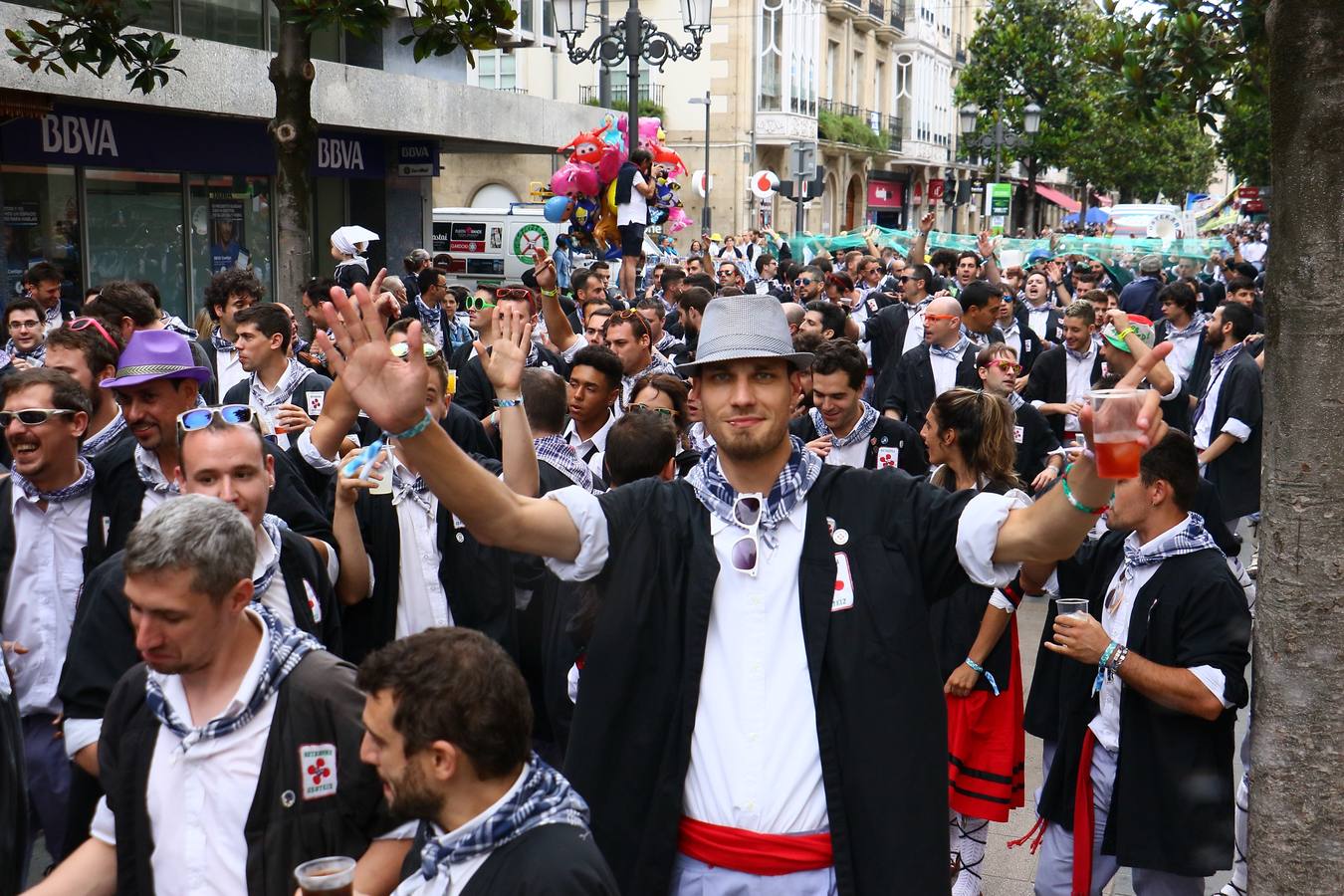 El paseíllo del día de La Blanca, rebautizado este año como &#039;kalejira&#039;