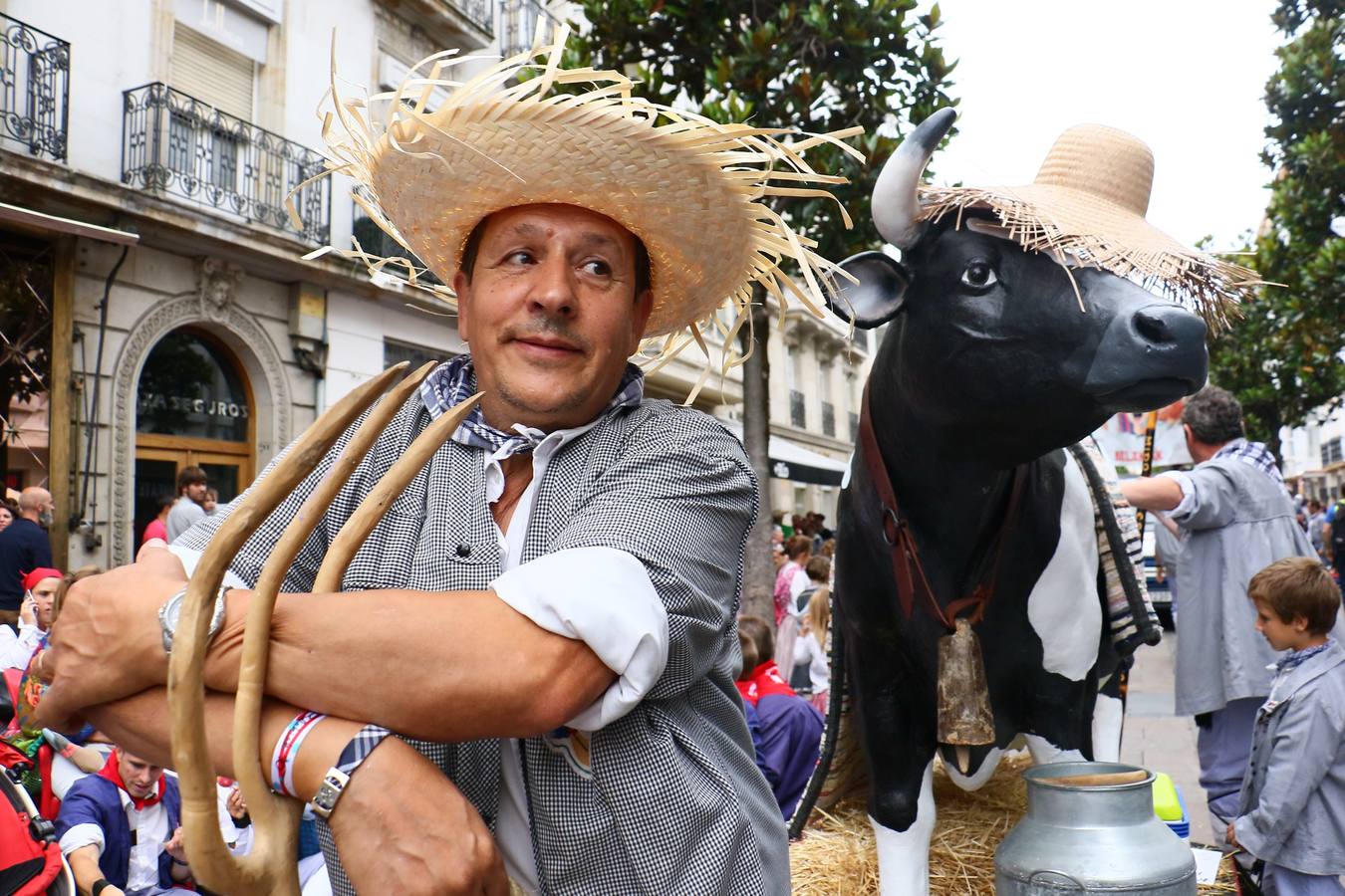 El paseíllo del día de La Blanca, rebautizado este año como &#039;kalejira&#039;