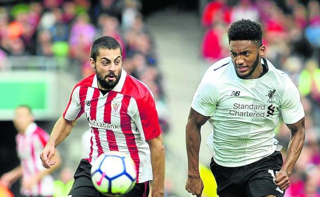 Villalibre salió en la segunda mitad del partido de Dublín por Iñaki Williams.