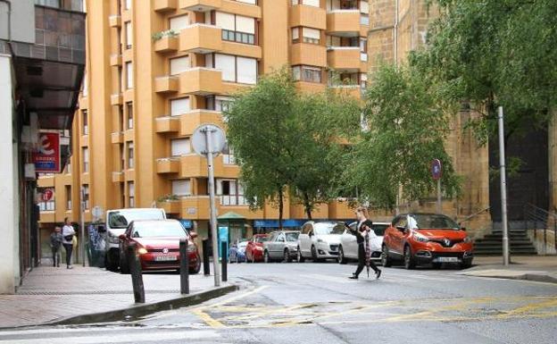 La Plaza Barria se convetirá en zona de coexistencia a principios del año 2018. 