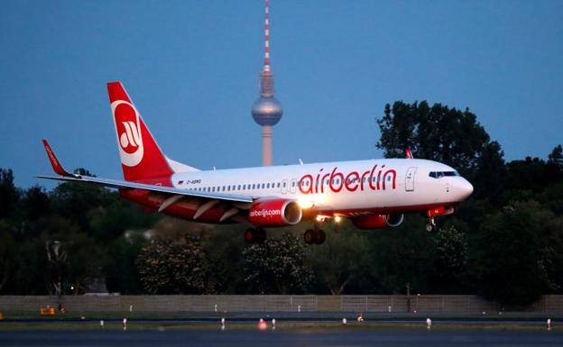 Un avión de Air Berlin.