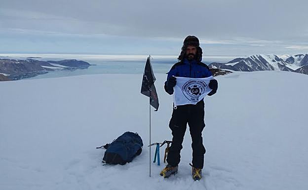 Miguel Gutiérrez en el 'Pico sin nombre'