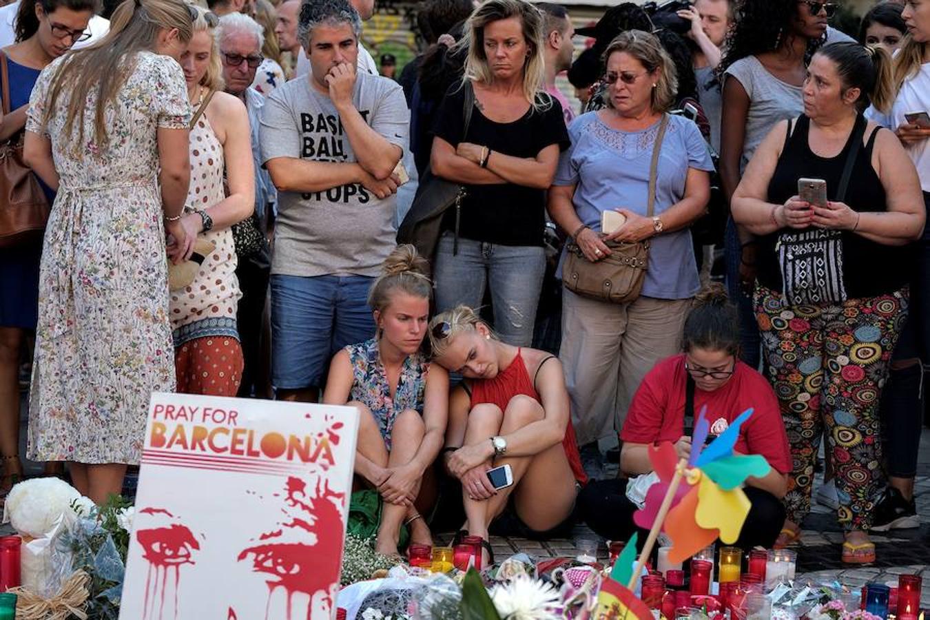 Las Ramblas vuelven a la normalidad después del atentado.