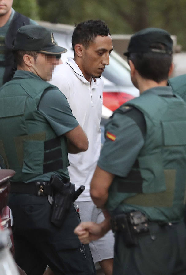 Los cuatro detenidos por los atentados de Barcelona y Cambrils llegan a la Audiencia Nacional