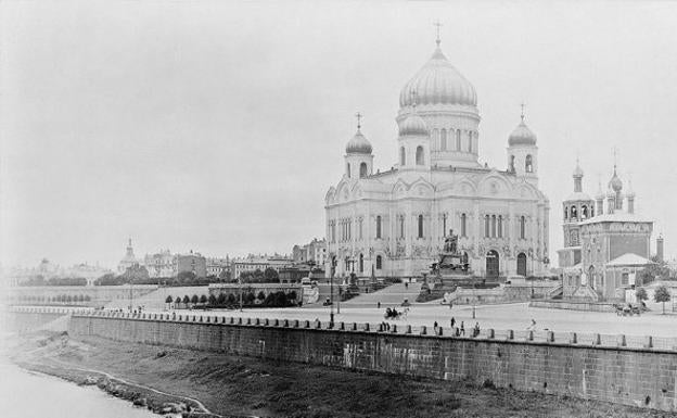 Catedral de Cristo Salvador, derruida en 1931.