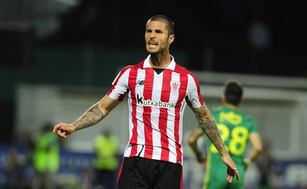 Kike Sola, durante la pretemporada.