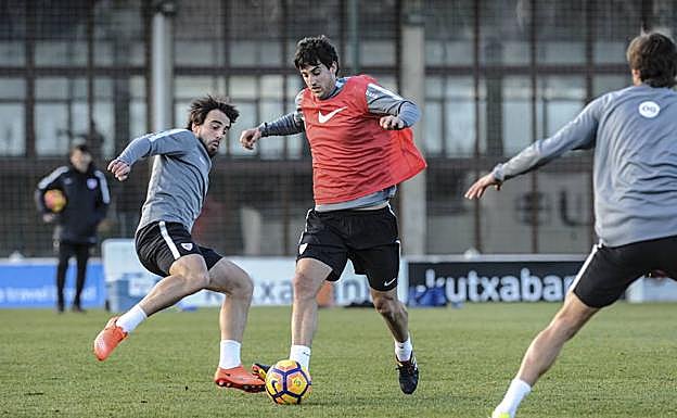 San José, durante un entrenamiento.