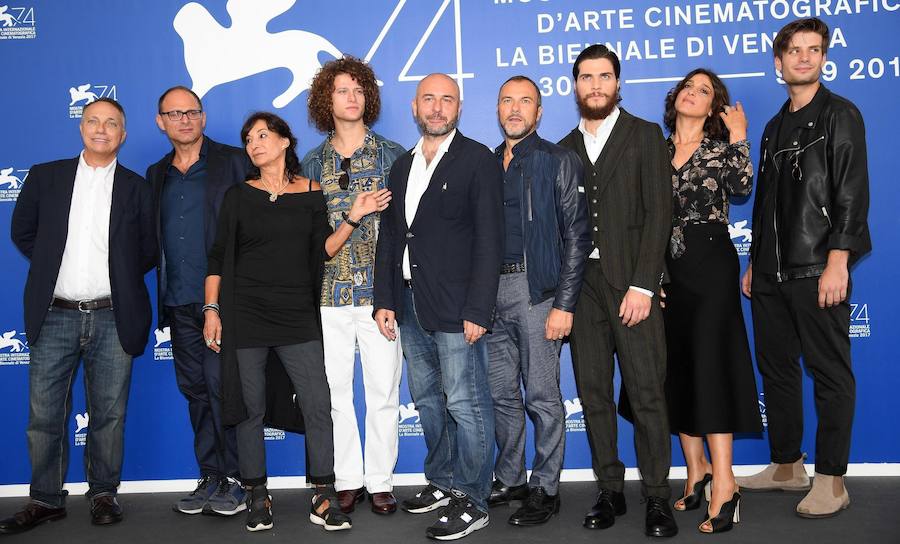 El elenco de la película 'Nato a Casal di Principe'.