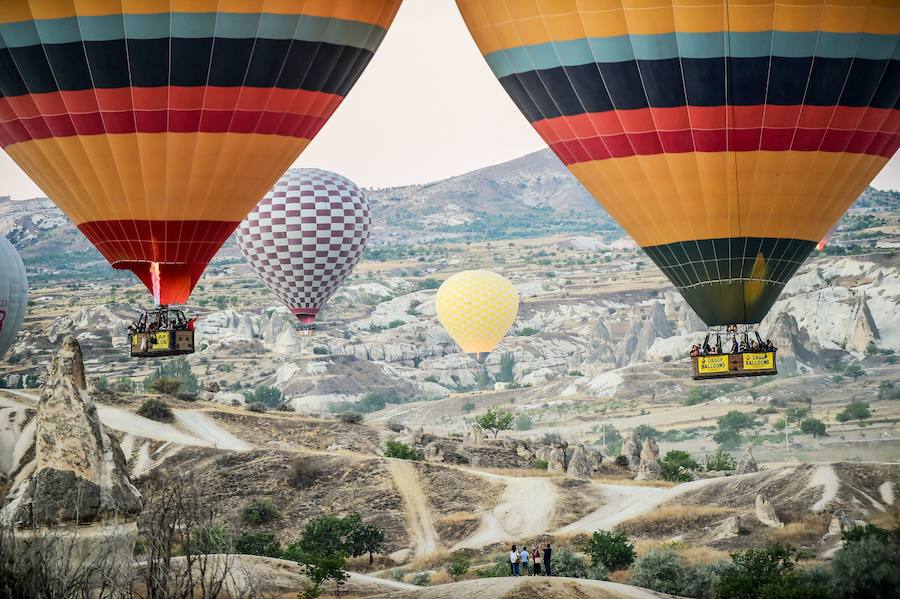 La región turca organiza viajes en globo aeroestático para disfrutar de los paisajes