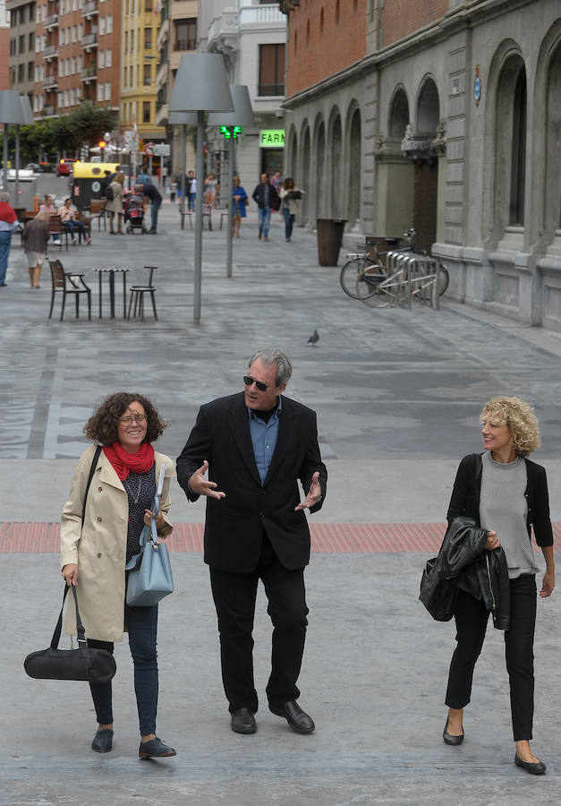 El escritor deslumbró a las 500 personas que abarrotaron Azkuna Zentroa en la presentación de su última novela ‘4 3 2 1’