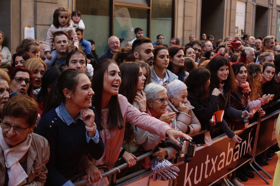 Las fotos de la alfombra naranja de la gala de clausura del FesTVal