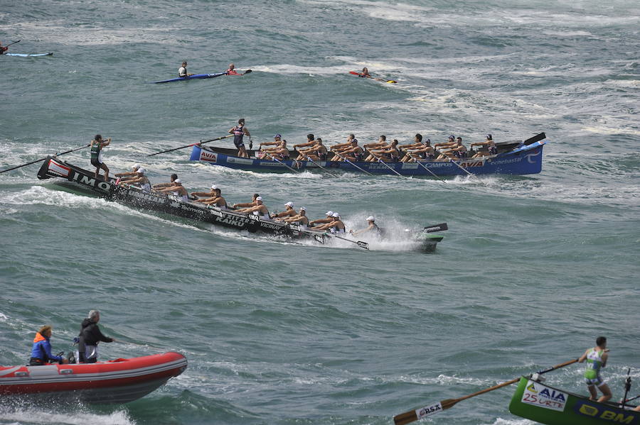 Los 'aguiluchos' con una sensacional actuación en 'popare' remontan los diez segundos de desventaja que tenía sobre Urdaibai