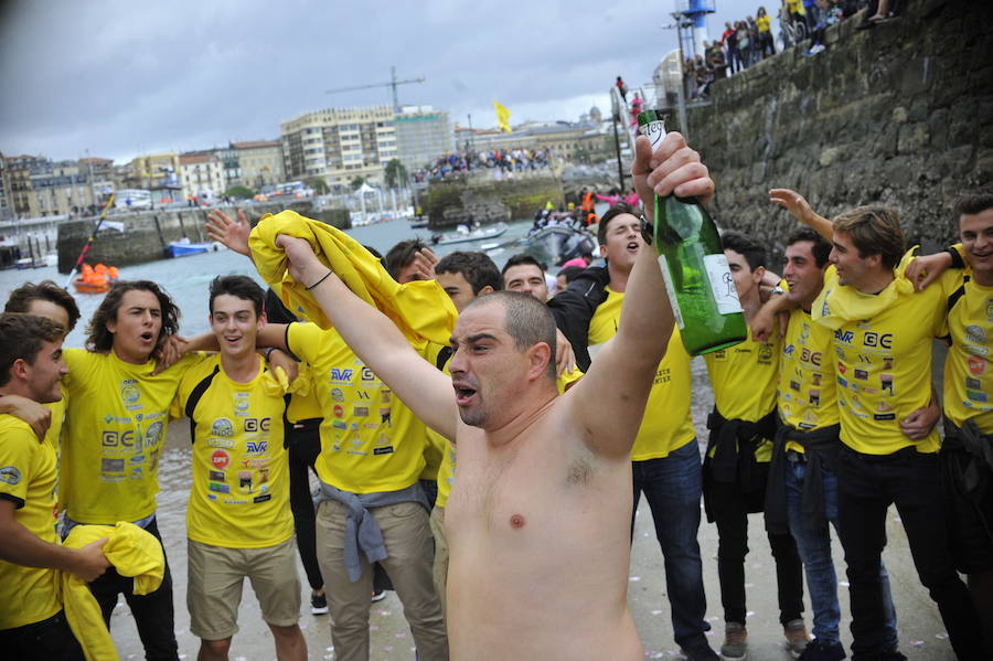 Los 'aguiluchos' con una sensacional actuación en 'popare' remontan los diez segundos de desventaja que tenía sobre Urdaibai
