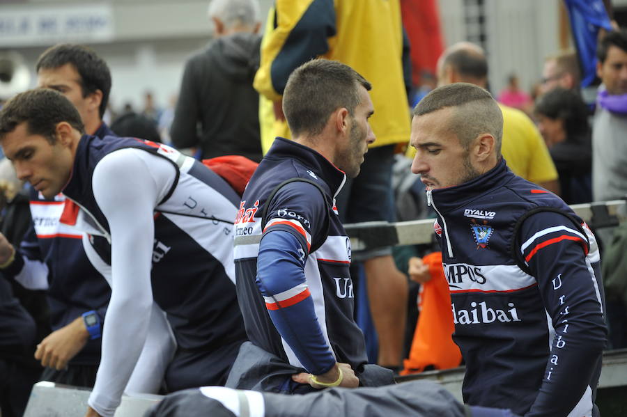 Los 'aguiluchos' con una sensacional actuación en 'popare' remontan los diez segundos de desventaja que tenía sobre Urdaibai