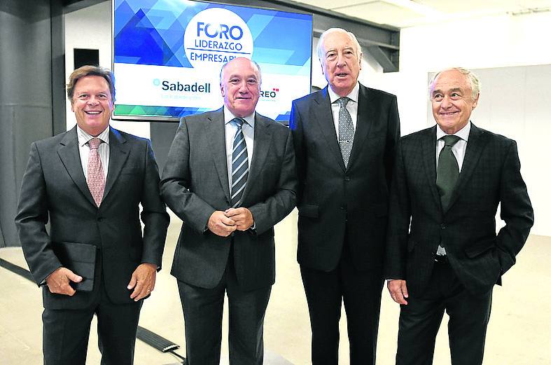 José Antonio Saras, Josu Sánchez, Fernando Querejeta y Txema Vázquez Eguskiza. 