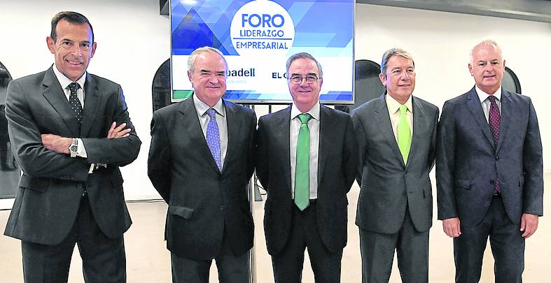 Mikel Madariaga, Jorge Bergareche, José María Eguidazu, Enrique Cagigas y Fran Azpiazu.