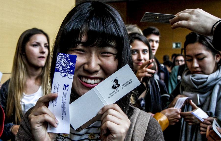 Al acto de bienvenida estaban convocados 500 estudiantes, aunque la asistencia ha rondado los 200