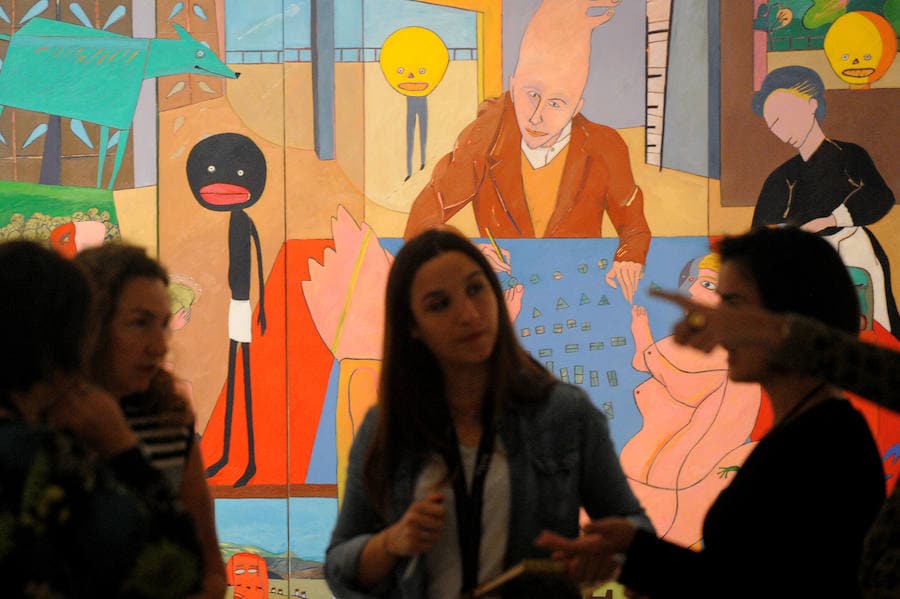 'Ke usted lo pase bien' llenará el museo vitoriano con 60 coloridos óleos hasta el 7 de enero