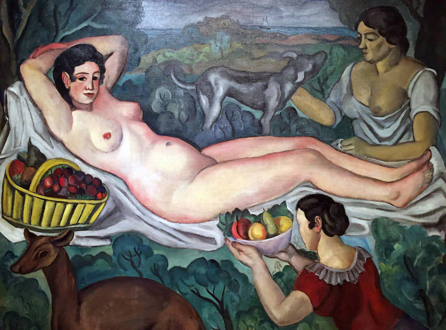 'Compisición. Desnudo' (1922), de Celso Lagar.