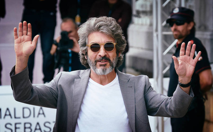 Llegada de Ricardo Darín al festival.