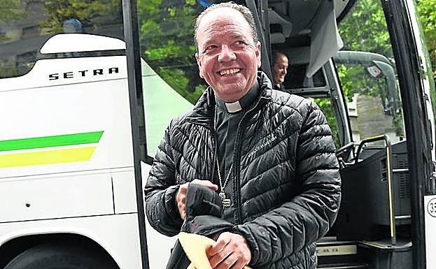 Juan Carlos Elizalde, obispo de Vitoria. 