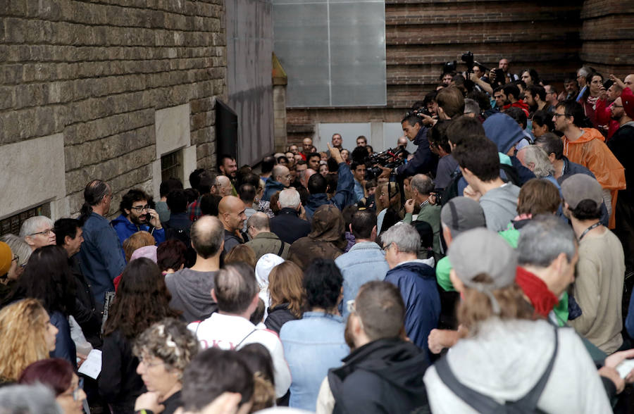 La llegada de urnas y papeletas