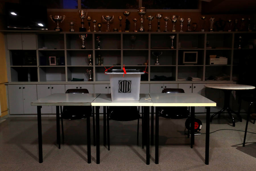 La llegada de urnas y papeletas