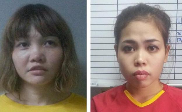 La vietnamita Doan Thi Huong (izquierda) y la indonesia Siti Aisya. 