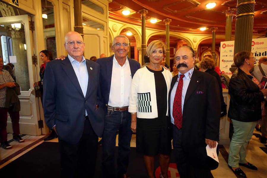 José María Argoitia, Piru Azua, Marisa Fernández y Julio Alegría.