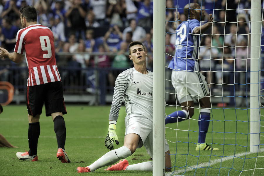 El joven guardameta recibe un gol en el partido de pretemporada ante el Schalke en 2016. 