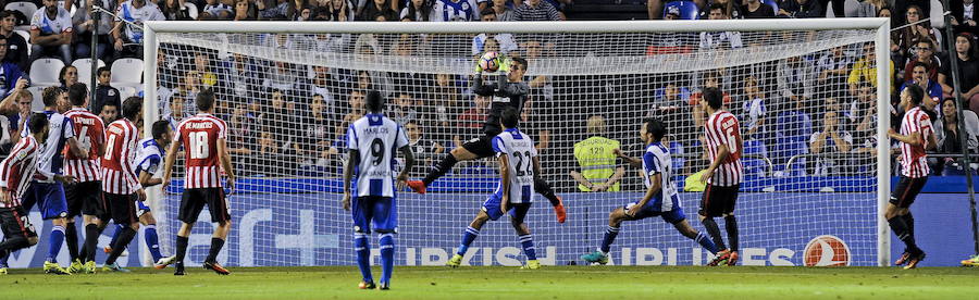 Kepa debutó la temporada pasada en Liga con el primer equipo ante el Dépor en Riazor.