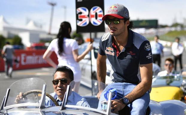 Carlos Sainz trabaja con Renault desde este lunes. 