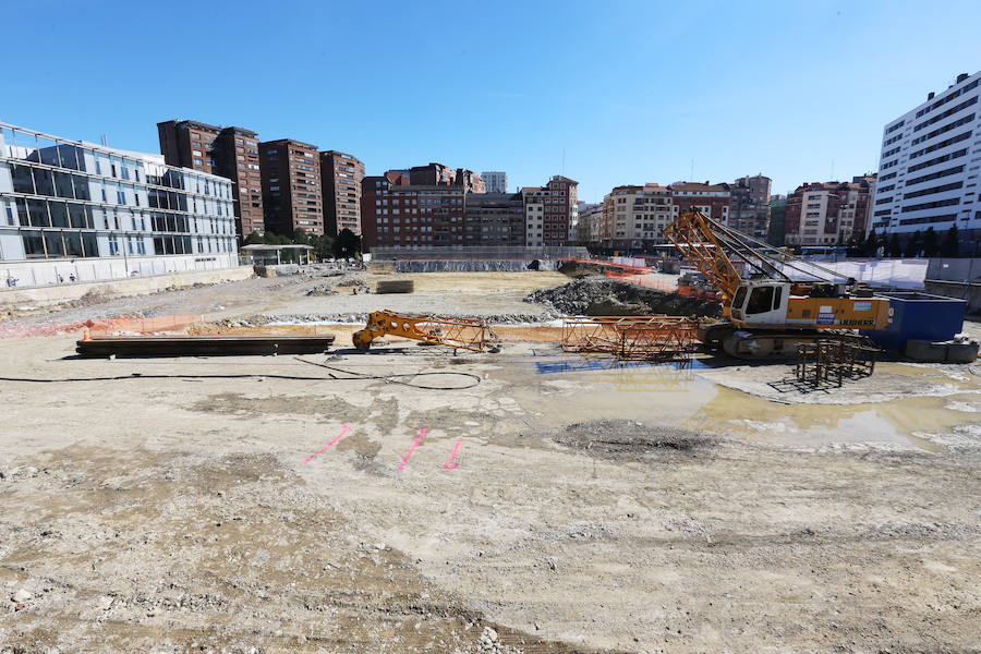 Los trabajos en la estación, de cuatro sótanos, obligarán al Ayuntamiento a eliminar aceras y extremar el celo en el tráfico durante diez meses