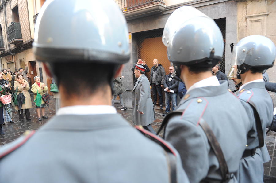 Rodaje de las secuencias más multitudinarias de ‘Vitoria, 3 de marzo’