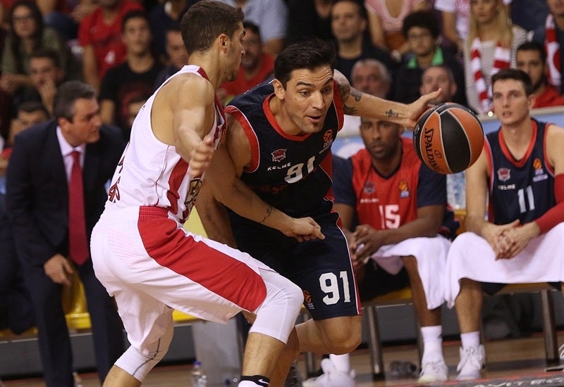 Las mejores imágenes del Olympiacos - Baskonia, primer partido de Euroliga de la temporada 2017-2018