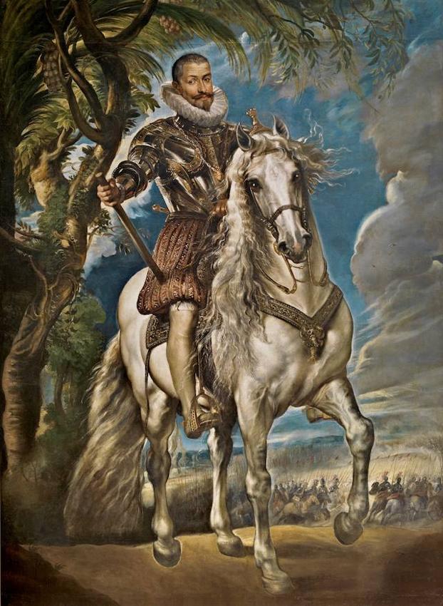El Duque de Lerma pintado por Rubens en 1603. El cuadro está en el Museo del Prado.