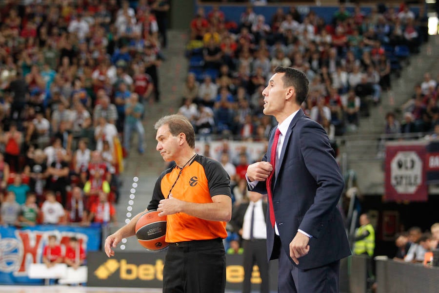 Los últimos pasos de Pablo Prigioni en el Buesa Arena como entrenador del Baskonia