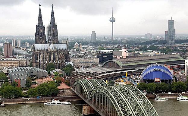 Vista general de la ciudad alemana de Colonia.