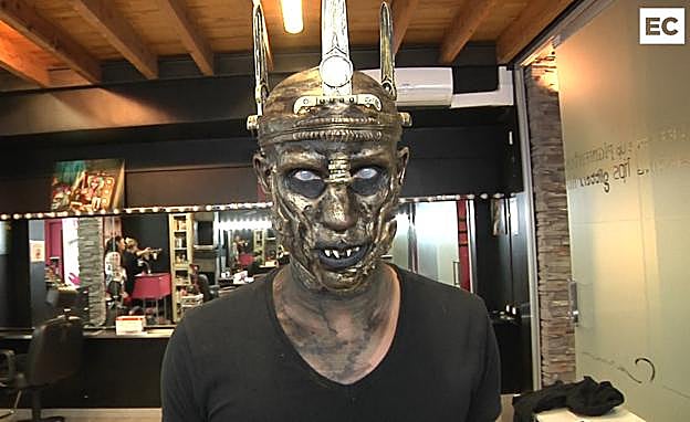 Resultado final después de tres horas de trabajo