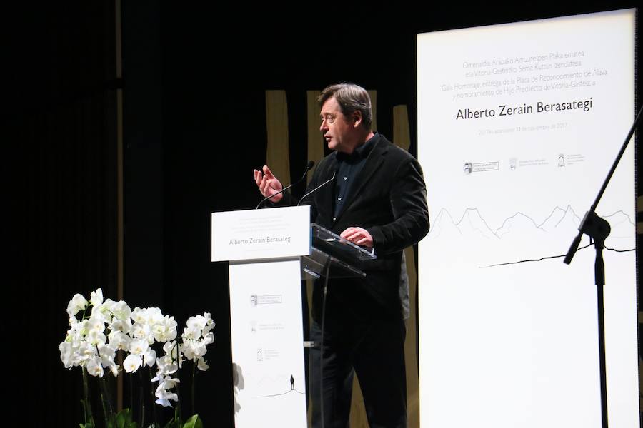 Las fotos del homenaje de Vitoria y Álava a Alberto Zerain