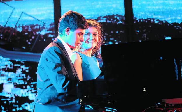 Alfred y Amaia, en el momento estelar de ‘OT’, con el dueto al piano que entusiasmó al jurado del ‘talent’ de TVE.