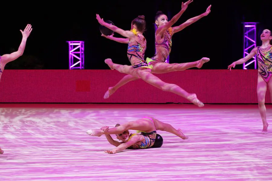 Las mejores imágenes de la gala internacional Euskalgym, celebrada en el Buesa Arena de Vitoria