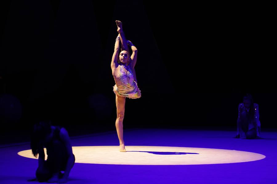 Las mejores imágenes de la gala internacional Euskalgym, celebrada en el Buesa Arena de Vitoria