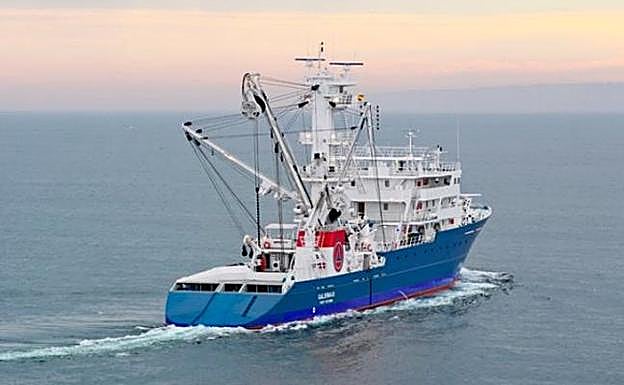 El 'Galerna III' es un barco atunero construido en 2014 y con bandera de Seychelles. 