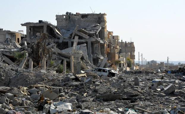 Imagen de la destrucción en Siria.