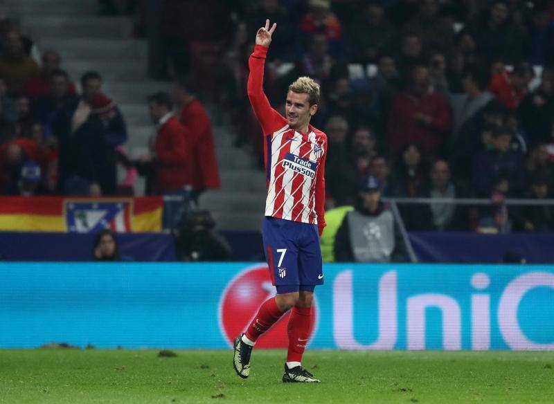 Las mejores imágenes del partido de la quinta jornada de la fase de grupos entre el Atlético y la Roma, en el Wanda Metropolitano