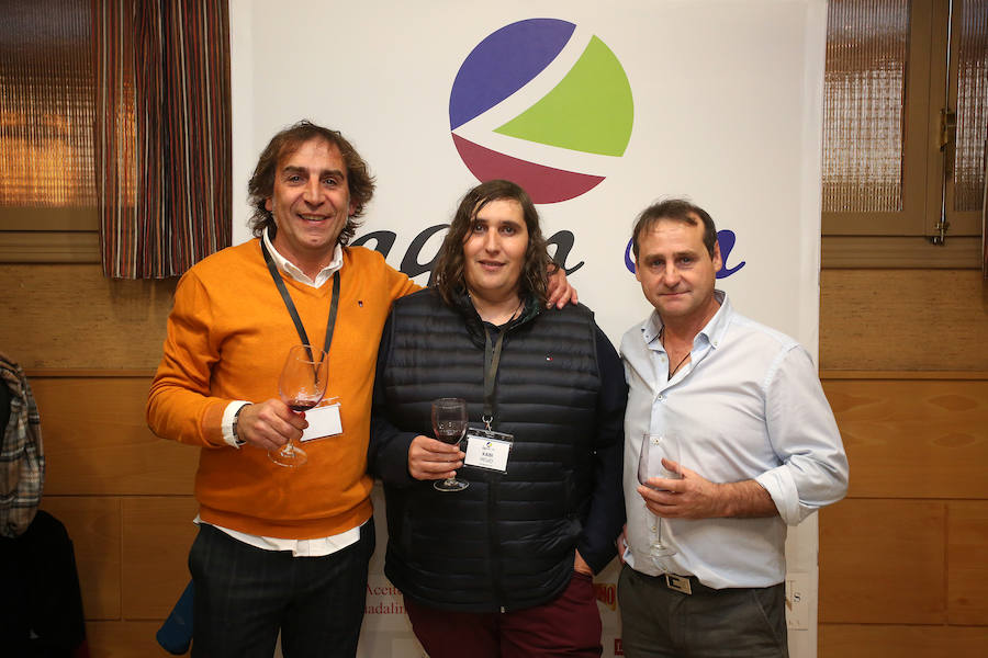 Paco de Miguel, Xabier Rojo y José Ramón Moya.