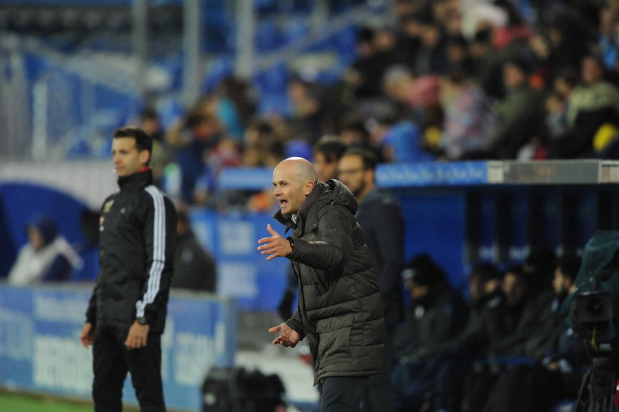 Cabello, durante el encuentro de este jueves en Mendizorroza. 