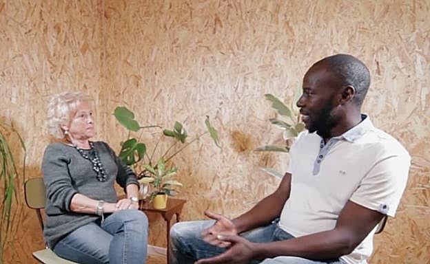 Ana Mary (México) y Hady (Mali).