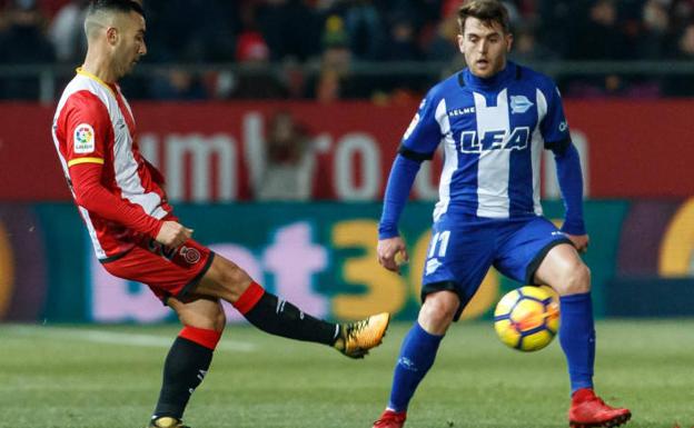 Ibai, en el partido ante el Girona. 